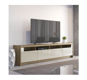 Rack TV 75" Oslo off white Decocasa