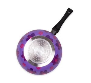 Wok 22 cm Happy Colors morado