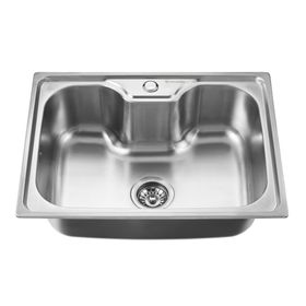 Lavaplatos empotrado 45x60 cm gris Splendid