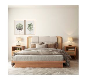 Respaldo 2 plazas Ratan café