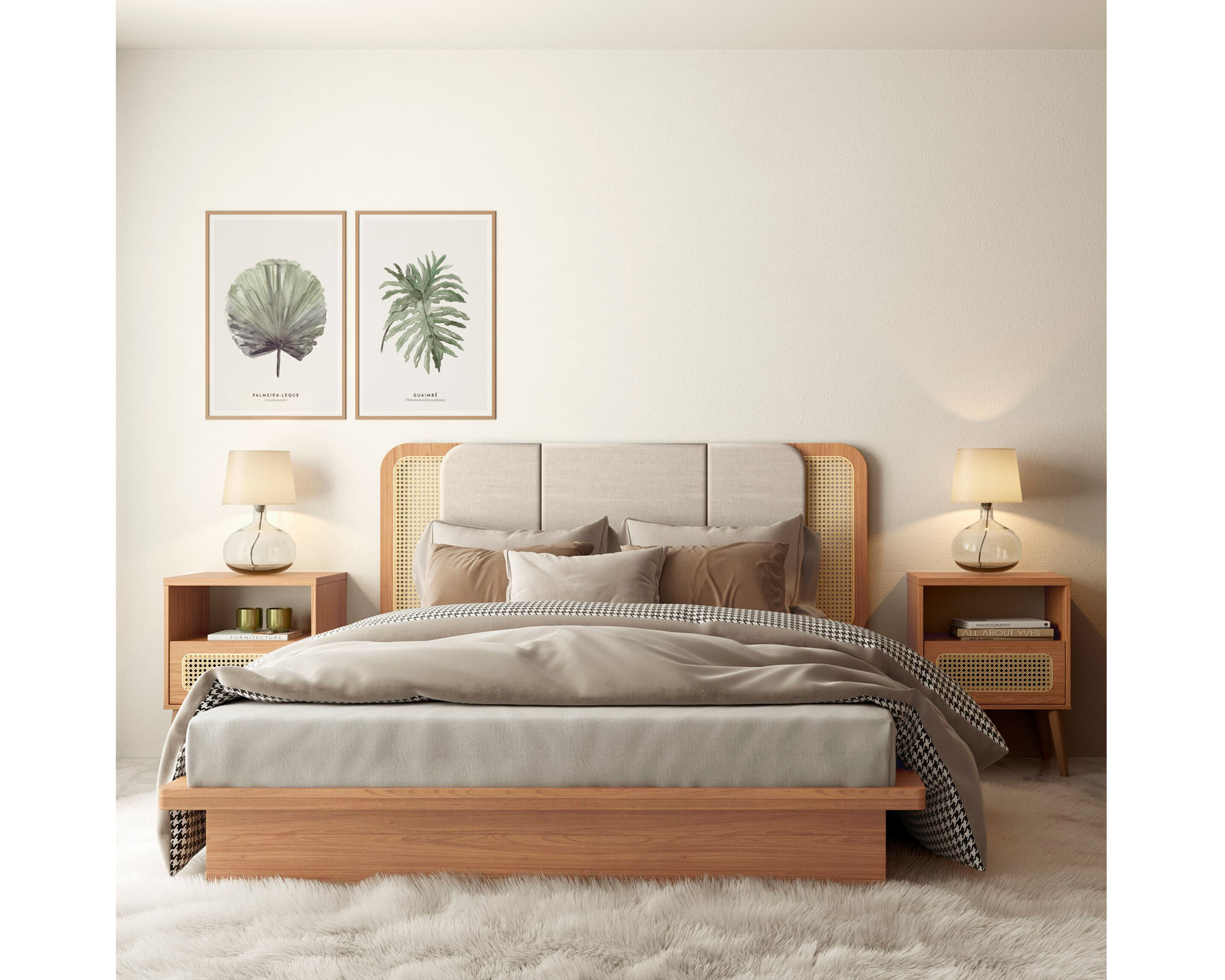 Respaldo Ratan 2 plazas Café