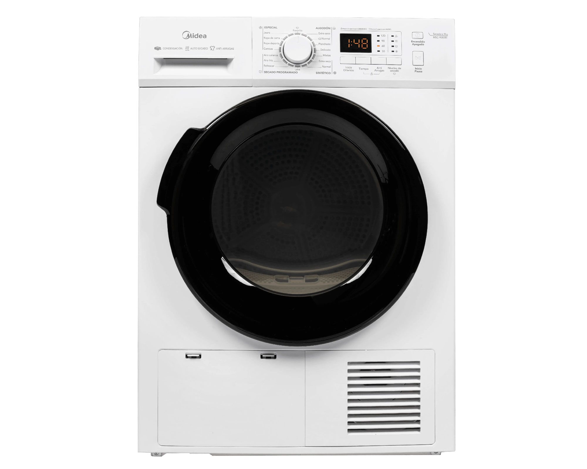 Midea Secadora MSC-90B08E carga frontal 9 kg