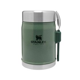 Termo comida 414 ml Clásico con cuchara verde