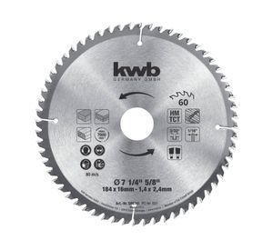 Disco sierra circular 60 dientes 184 mm