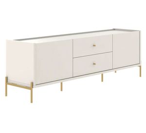 Rack TV 80" Jasper 1.8 off white Decocasa