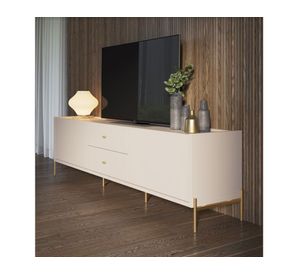 Rack TV 80" Jasper 1.8 off white Decocasa