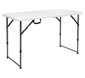 Mesa rectangular blanca 120 cm