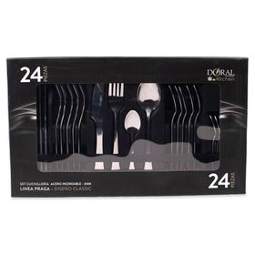 Cubierto 24 Piezas Praga acero