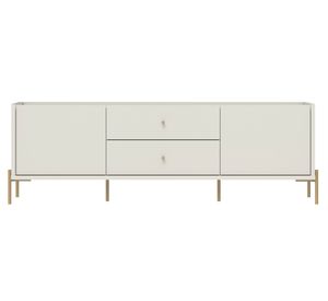 Rack TV 75" Jasper 1.8 off white Decocasa