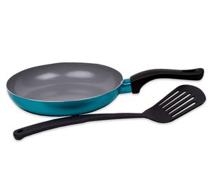 Pack sartén 22 cm Duo azul