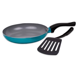 Pack sartén 22 cm Duo azul