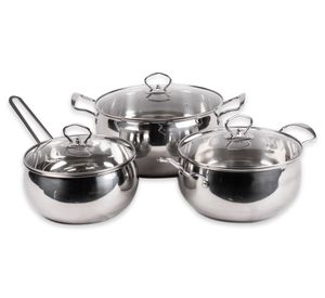 Batería Cocina 6 piezas Amsterdam gris