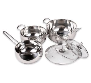Batería Cocina 6 piezas Amsterdam gris