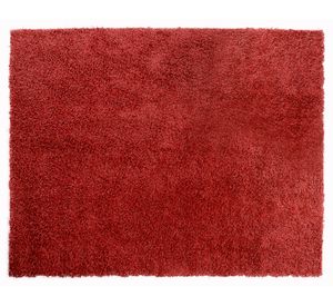 Alfombra shaggy Classic lisa 150x200 cm rojo