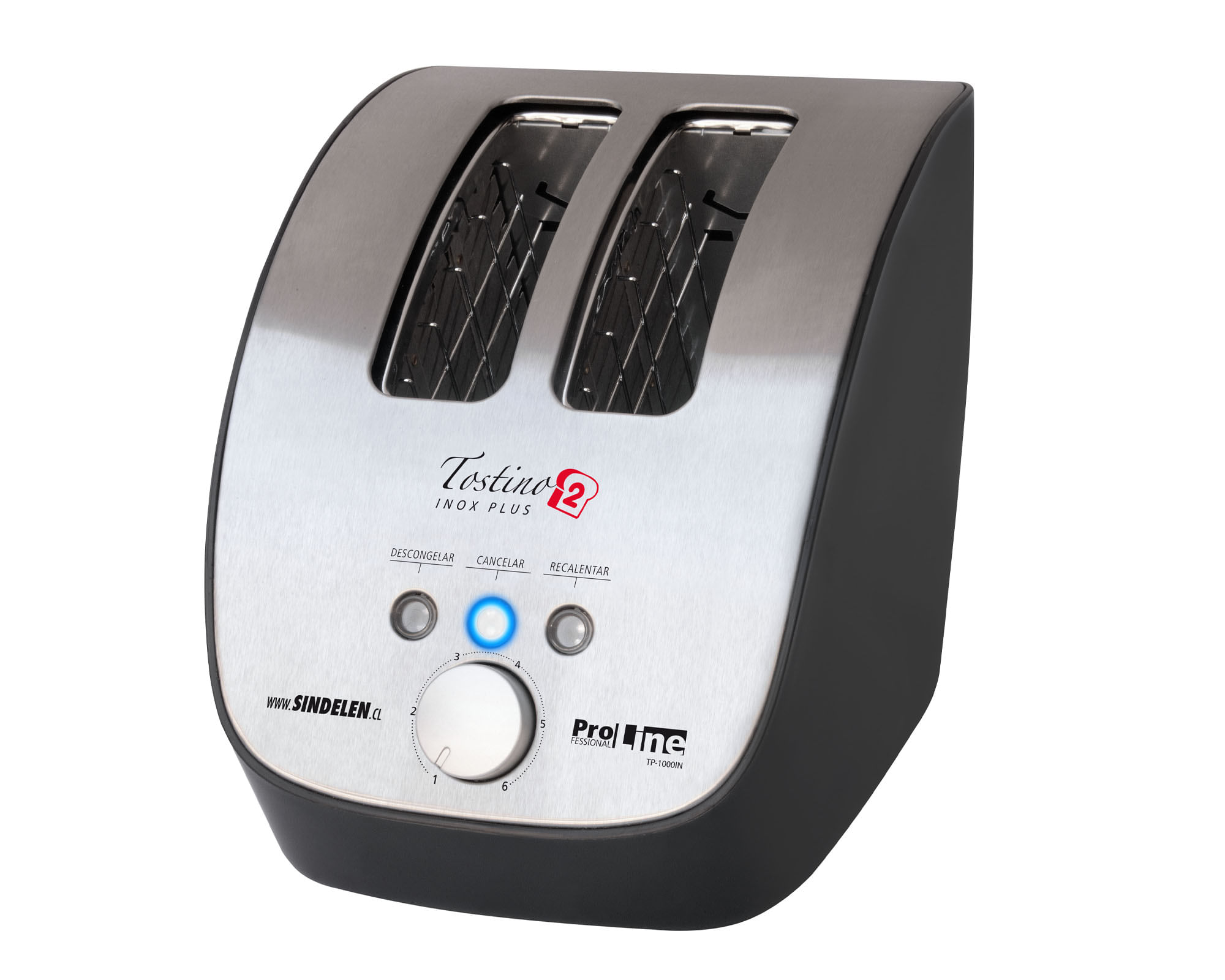 Sindelen Tostador 2 rebanadas 1000W TP-1000IN Sindelen
