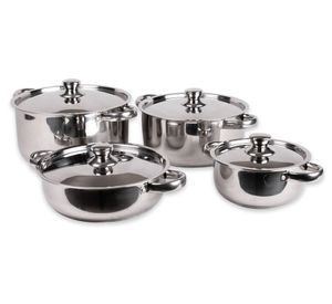 Batería Cocina 6 piezas Malaga gris