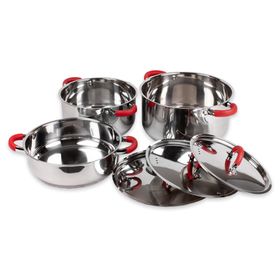 Batería Cocina 6 piezas Nizza gris