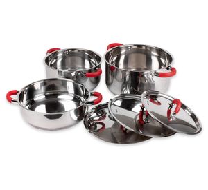 Batería Cocina 6 piezas Nizza gris