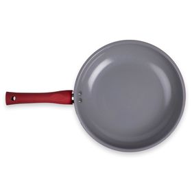 Sarten 22 cm Montecarlo Titanio rojo