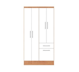 Clóset 4 puertas 1 cajón 1 zapatera Bicolor