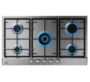 Encimera gas 5 quemadores Gsc 95330 SBA IX gris