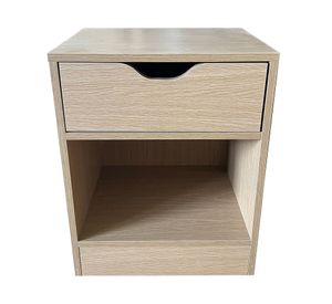 Velador 50x40x35 cm 1 cajón natural