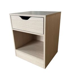 Velador 50x40x35 cm 1 cajón natural