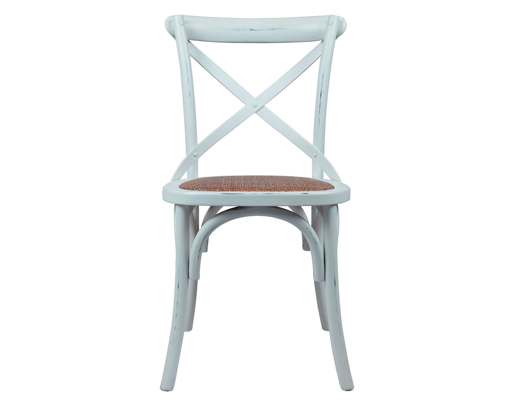 M+Design Silla Rustic 2.0 blanco Antique 88x49x54 cm