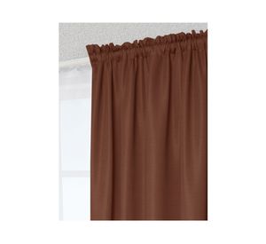 Set de Cortina Tabata 140x220 cm Café Doral