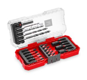 Set 18 brocas metal y puntas combinada