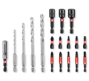 Set 18 brocas metal y puntas combinada