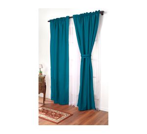 Set de Cortina Agatha 140x220 cm Petróleo Doral