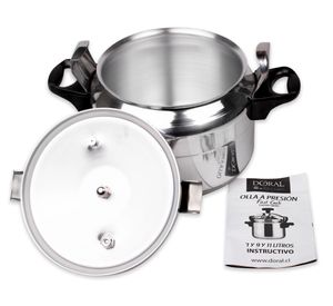 Olla presión 9 litros Fast Food gris