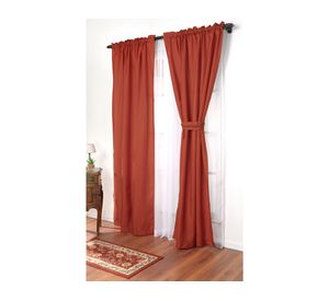 Set de Cortina 140x220 cm Terracota Doral