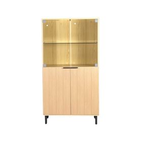 Vitrina Agra natural 4 puertas