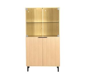 Vitrina Agra natural 4 puertas