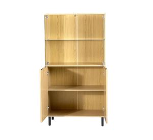 Vitrina Agra natural 4 puertas