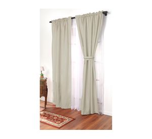 Set de Cortina Agatha 140x220 cm Crudo Doral