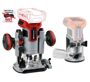 Fresadora inalámbrica TP-RO 18 Set Li BL - Solo 18V