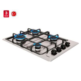 Encimera gas natural HLX540 KBN0C IX 4 quemadores