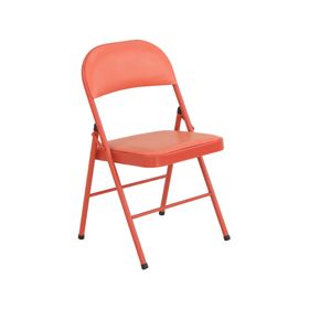 Silla plegable terracota