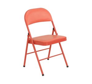 Silla plegable terracota