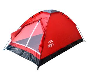 Carpa Dome 2 personas Galápagos rojo