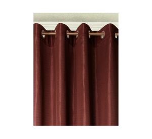 Set de Cortina Rústico 140x220 cm Café Doral