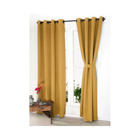 Cortina Black Out 140x220 cm Victoria mostaza