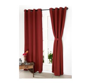 Cortina Black Out 140x220 cm Victoria rojo