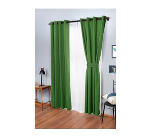 Set de Cortina Camila 140x220 cm Verde Doral