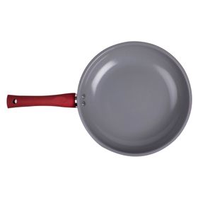 Sarten 28 cm Montecarlo Titanio rojo