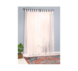 Cortina Velo 145x220cm Liso Presilla crudo