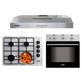 Kit empotrable encimera CMG6044SD-1CL + campana CLCM6045XV0 + horno HM6031EXAI0